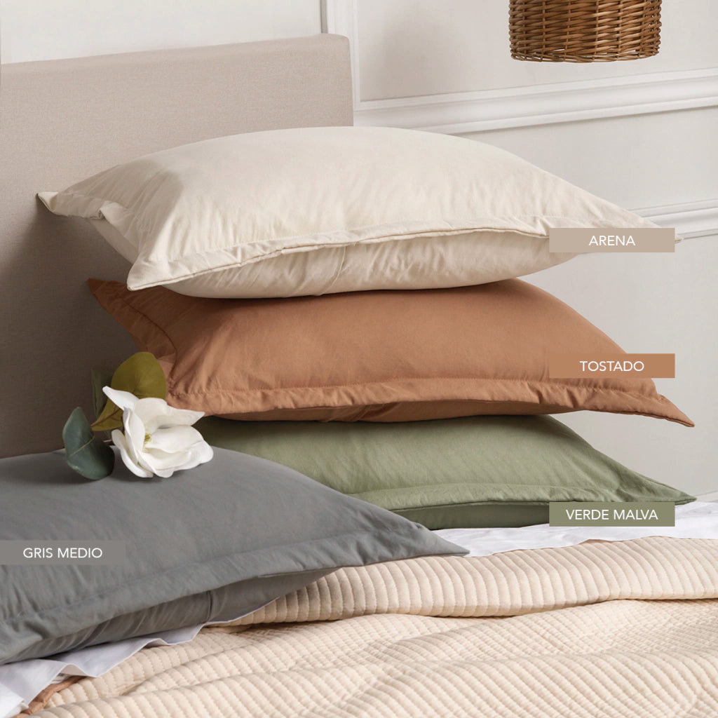 JC FUNDA DE ALMOHADON SIMIL TUSOR 70X50