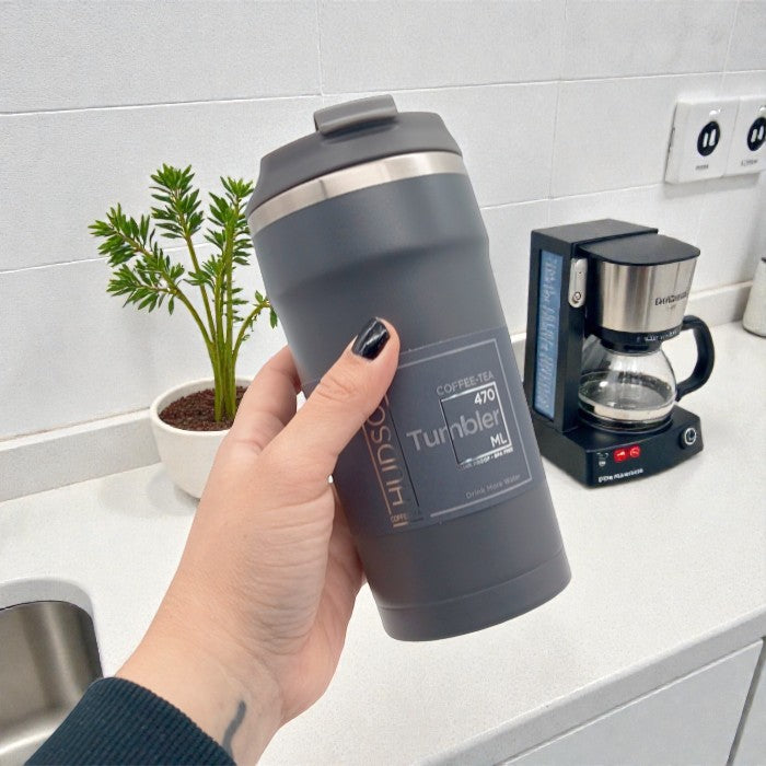 VASO TERMICO HUDSON GRIS 470ML.