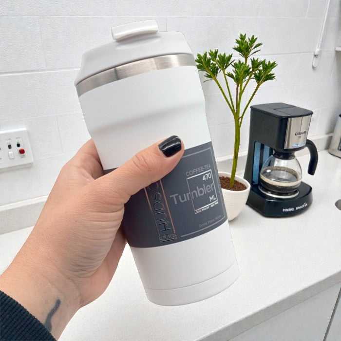 VASO TERMICO HUDSON BLANCO 470ML.