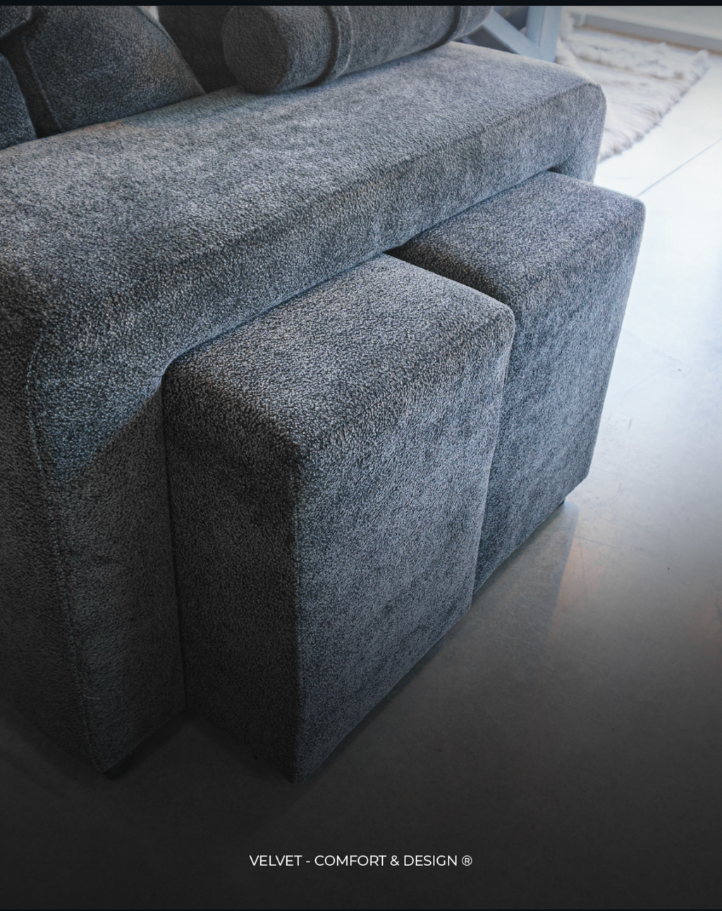 SILLON FIORELLA 2 PLZ + CH DRCH - TOUCH PERLA