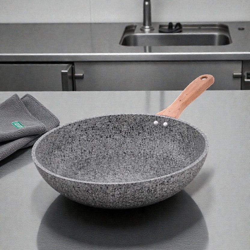 WOK HUDSON GRANITO 28CM