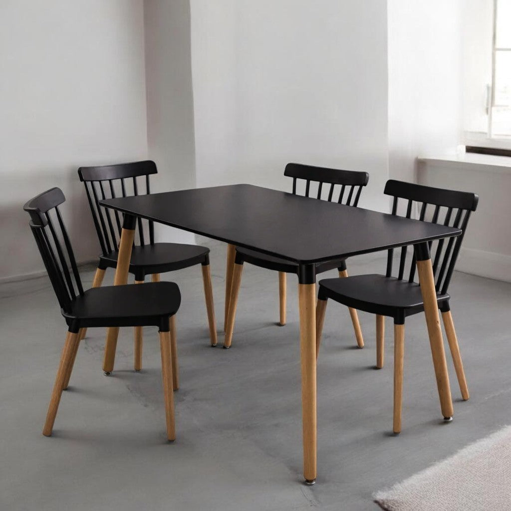 SILLA WINDSOR NEGRO X 4