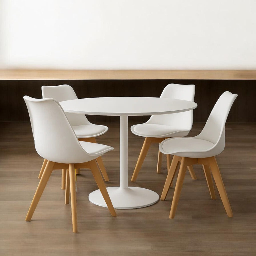 SILLA TULIP X4 BLANCO