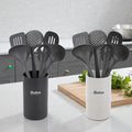 SET X6 UTENSILIOS NYLON BLANCO / GRIS HUDSON