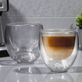SET X2 VASO DOBLE VIDRIO LISO 80ML HUDSON