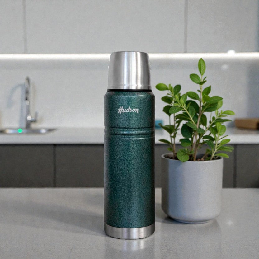 TERMO HUDSON 1 LT. ACERO VERDE