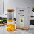 JARRA VIDRIO T/BAMBU 1470ML HUDSON