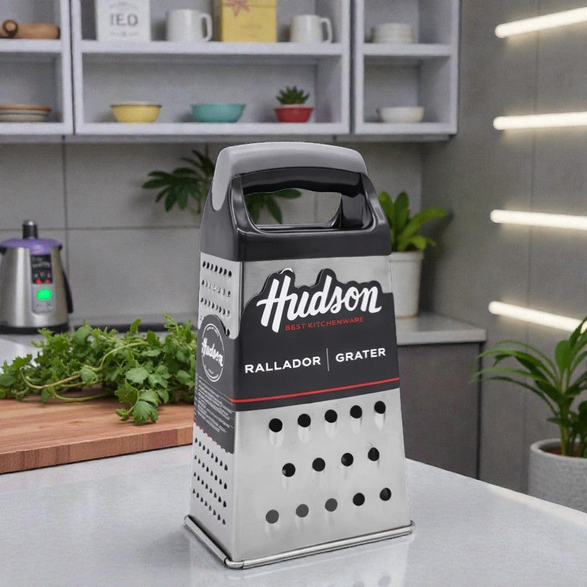 RALLADOR HUDSON ACERO M/PCO CUAD. 22CM
