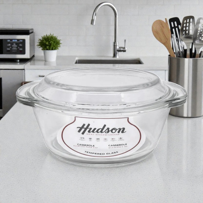 CACEROLA HUDSON VIDRIO C/ASAS 23X20X10CM