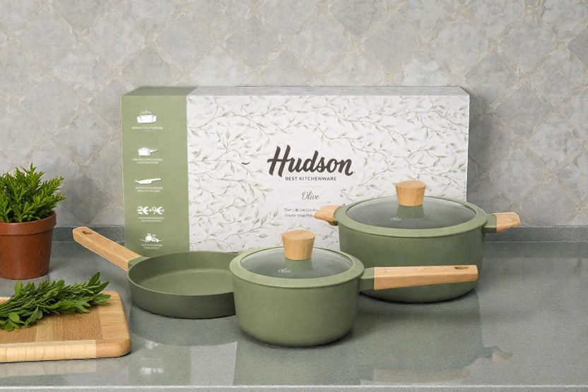 BATERIA HUDSON 5 PIEZAS OLIVE