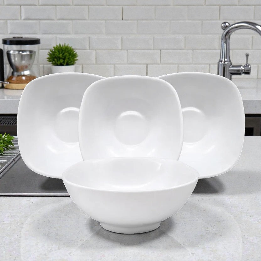 COMPOTERA CUADRADA OPAL BLANCO 11CM CAROL