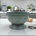 COLAPASTA ACERO INOX. VERDE 21CM CAROL