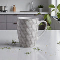 MUG DE PORCELANA 3D GREY 340 ML