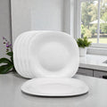 PLATO POSTRE CUAD. OPAL BLANCO CAROL