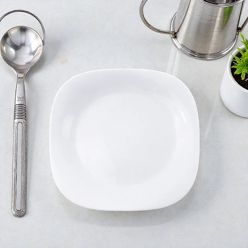 PLATO PLAYO CUAD. OPAL BLANCO CAROL