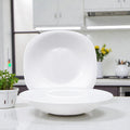PLATO HONDO CUAD. OPAL BLANCO CAROL