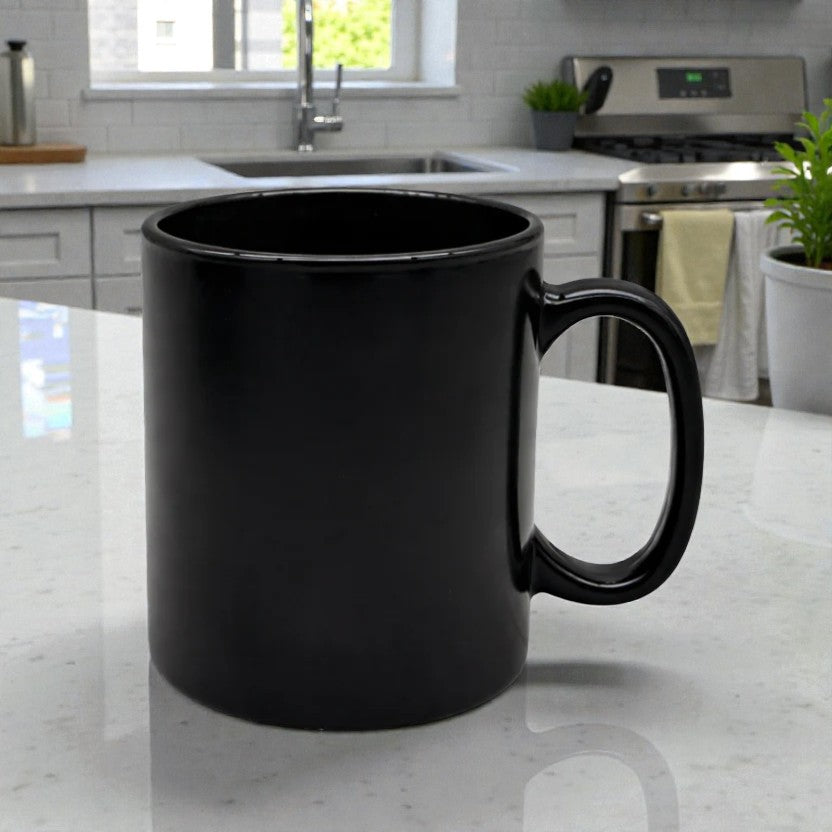 JARRO MUG OPAL NEGRO 320ML. CAROL