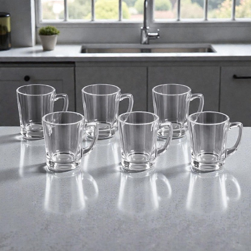 SET X 6 POCILLOS DE CAFE CONICOS 200