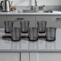 SET X 6 VASOS BAJOS GALIPOLI GRIS 380