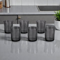 SET X 6 VASOS ALTOS GALIPOLI GRIS 510