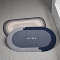 ALFOMBRA NEOPRENE OVAL DECORADA