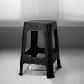 BANQUETA SIMIL RATAN NEGRA