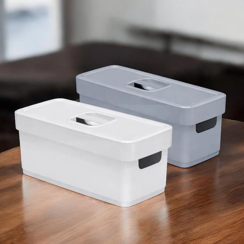 CAJA ORGANIZADORA LISA 2.3 LTS NITRON GRIS