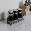 SET X 3 ESPECIEROS NEGROS EN RACK