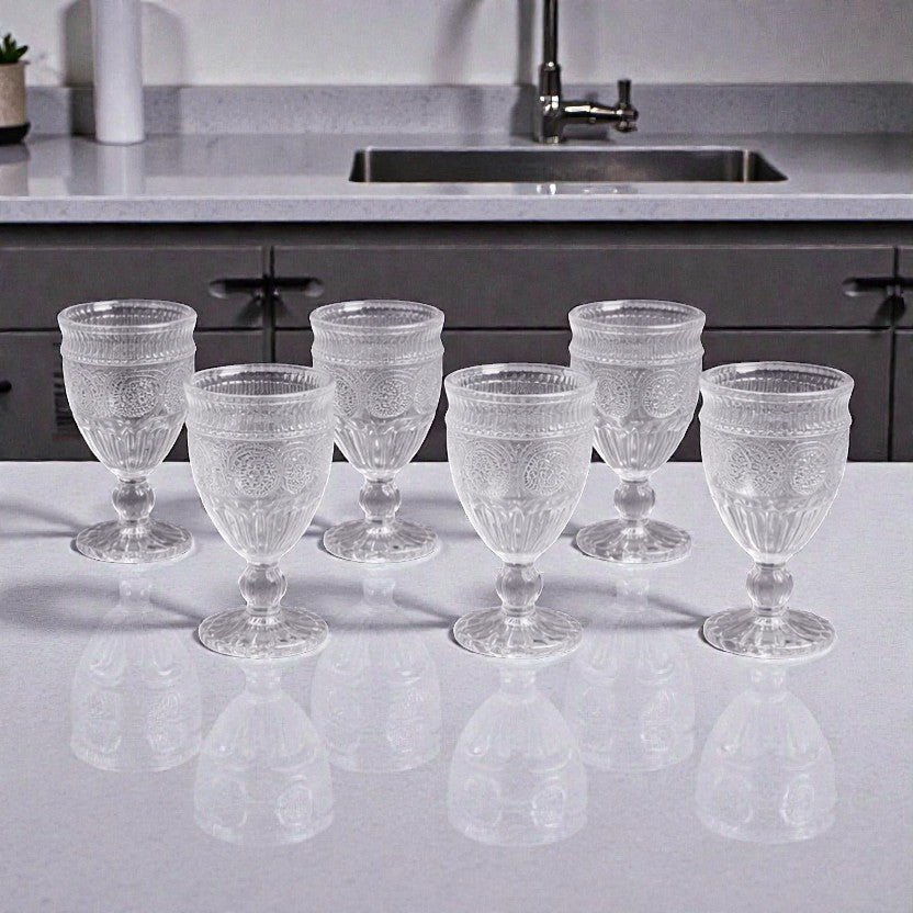 SET X 6 COPAS SUNFLOWER 340 ML