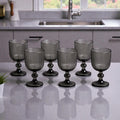 SET X 6 COPAS DE VIDRIO KINGDOM