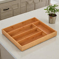 CUBIERTERO BAMBU 5 DIVISIOINES 37X30CM SUKA