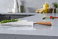 CUCHILLO DE COCINA 9" MANGO SIMIL MADERA