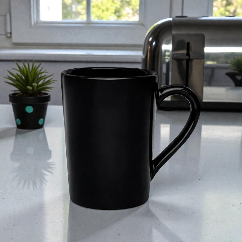 JARRO MUG CONICO 230CC NEGRO