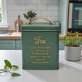 LATA ACERO VINTAGE VERDE "TEA"