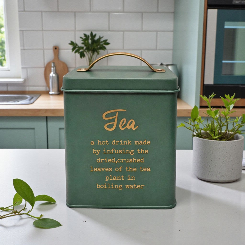LATA ACERO VINTAGE VERDE "TEA"