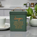 LATA ACERO VINTAGE VERDE "SUGAR"