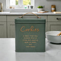 LATA ACERO VINTAGE VERDE "COOKIES"