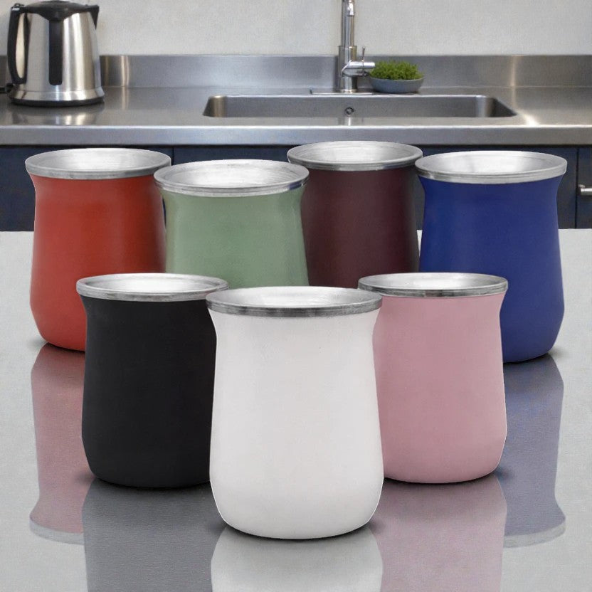 MATE TERMICO ALUMINIO COLOR LISO