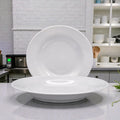 PLATO HONDO MELAMINA BLANCA 22.5CM