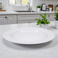 PLATO POSTRE MELAMINA BLANCA 20CM