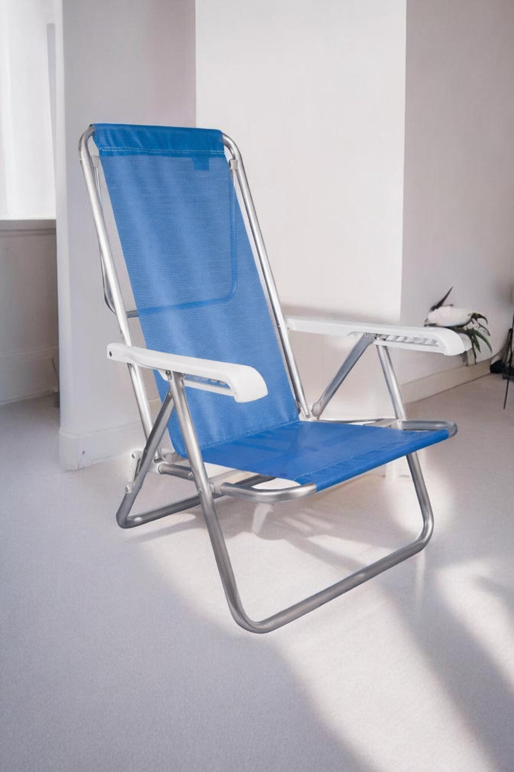 REPOSERA ALUMINIO SANNET 8 POS. AZUL