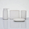 SET DE BAÑO 4PZ. SUKA BLANCO EN CAJA