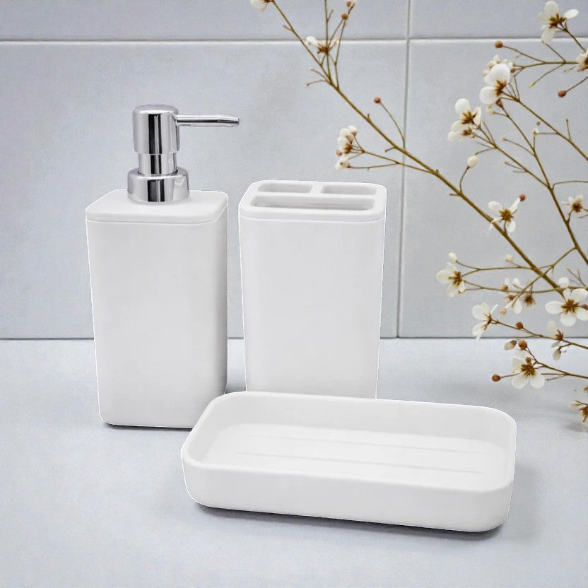 SET DE BAÑO 3PZ. SUKA BLANCO