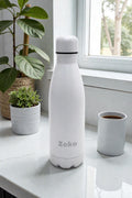 BOTELLA DE ACERO COLOR BLANCO 500ML