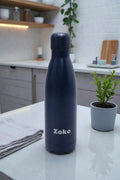 BOTELLA DE ACERO COLOR AZUL 500ML