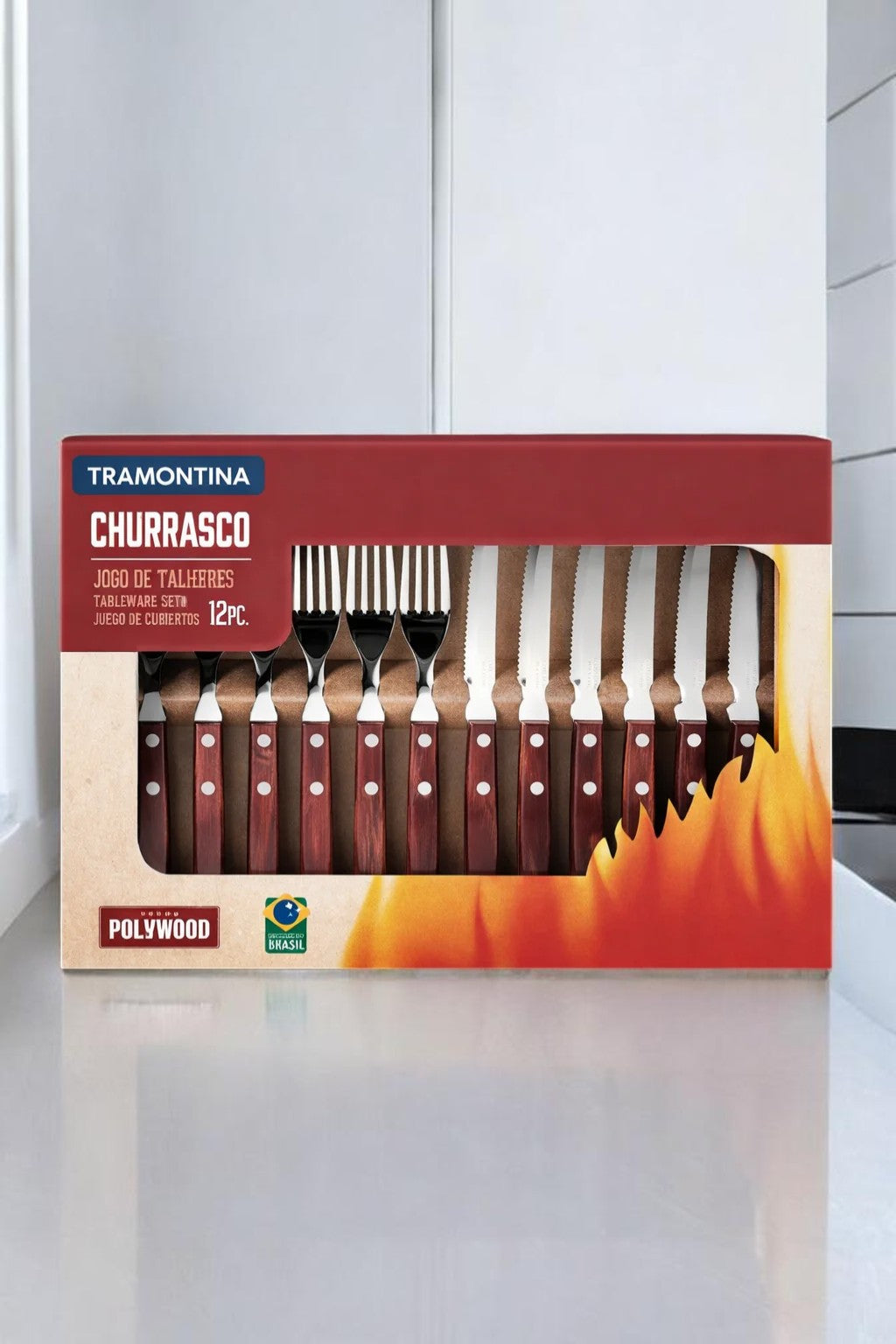 POLYWOOD JUEGO CHULETERO 12PZ CJ