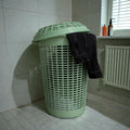 CANASTO ROPA CALADO C/TAPA COLORES  - GEMPLAST