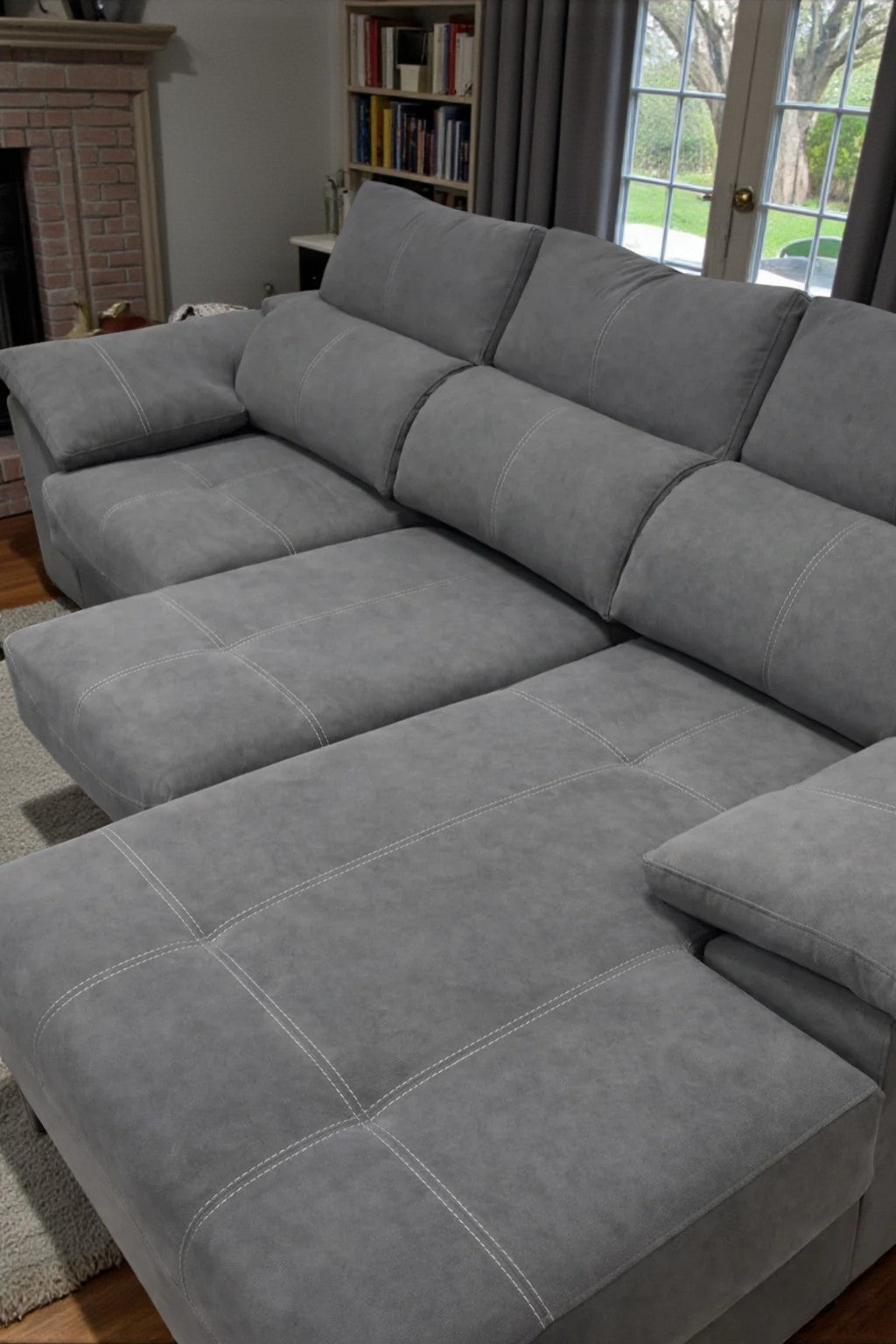 SILLON PHYLLIS 2 PLZ + CH IZQ - CTX GREY