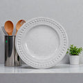 PLATO PLAYO DOTS BLANCO JASPEADO
