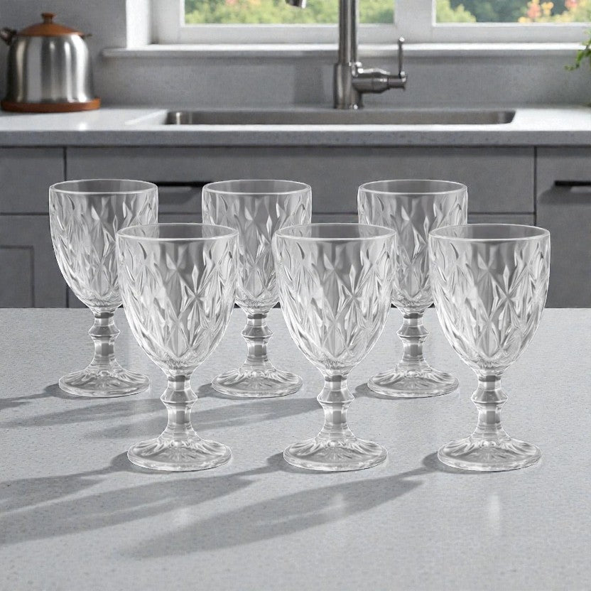SET COPA DE VIDRIO CALADA 340ML NEX COOK